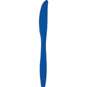 Touch of Color Premium Plastic Knives, Cobalt, 24 Ct