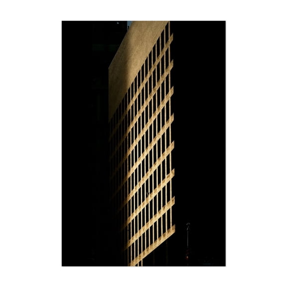 Touch of Light - Manhattan New York Photography Architecture Geometric Minimalist City Modern Art Abstract Unframed Wall Art Print 40 x 60 inches