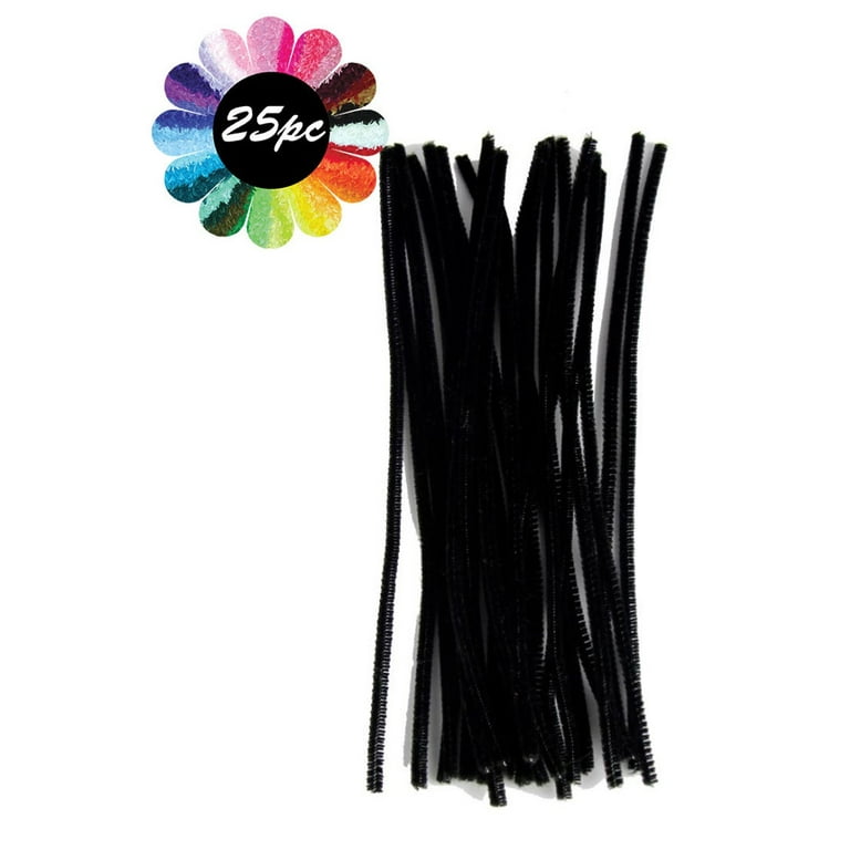 100pcs Arts Chenille Stem Pipe Cleaners Craft Supplies Fuzzy Wire