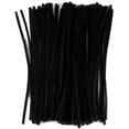 thumbnail image 1 of Touch of Nature Chenille Stems 6mmx12" 100/Pkg-Black, 1 of 1