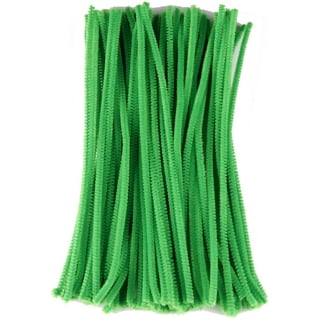 Pack of 108 Extra Long Green Pipe Cleaners for Arts and Crafts, Bow Making,  Cleaning Small Nooks and Crannies, and More - Flexible 18 Inch Longer Size
