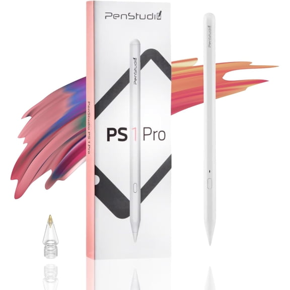 Touch pen suitable for Apple iPad (2018 - 2025 model) | Faster charging | Customizable functions | Quick switching