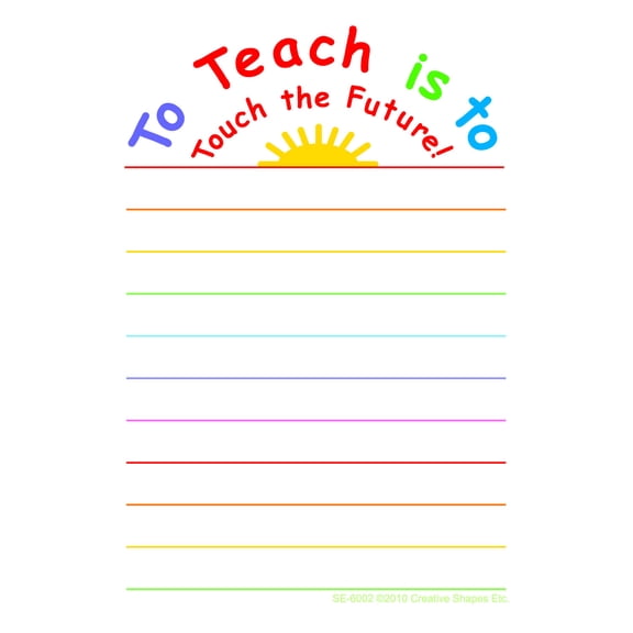 Touch the Future Notes and Quotes, 5in x 3.5 in, 35 sheets