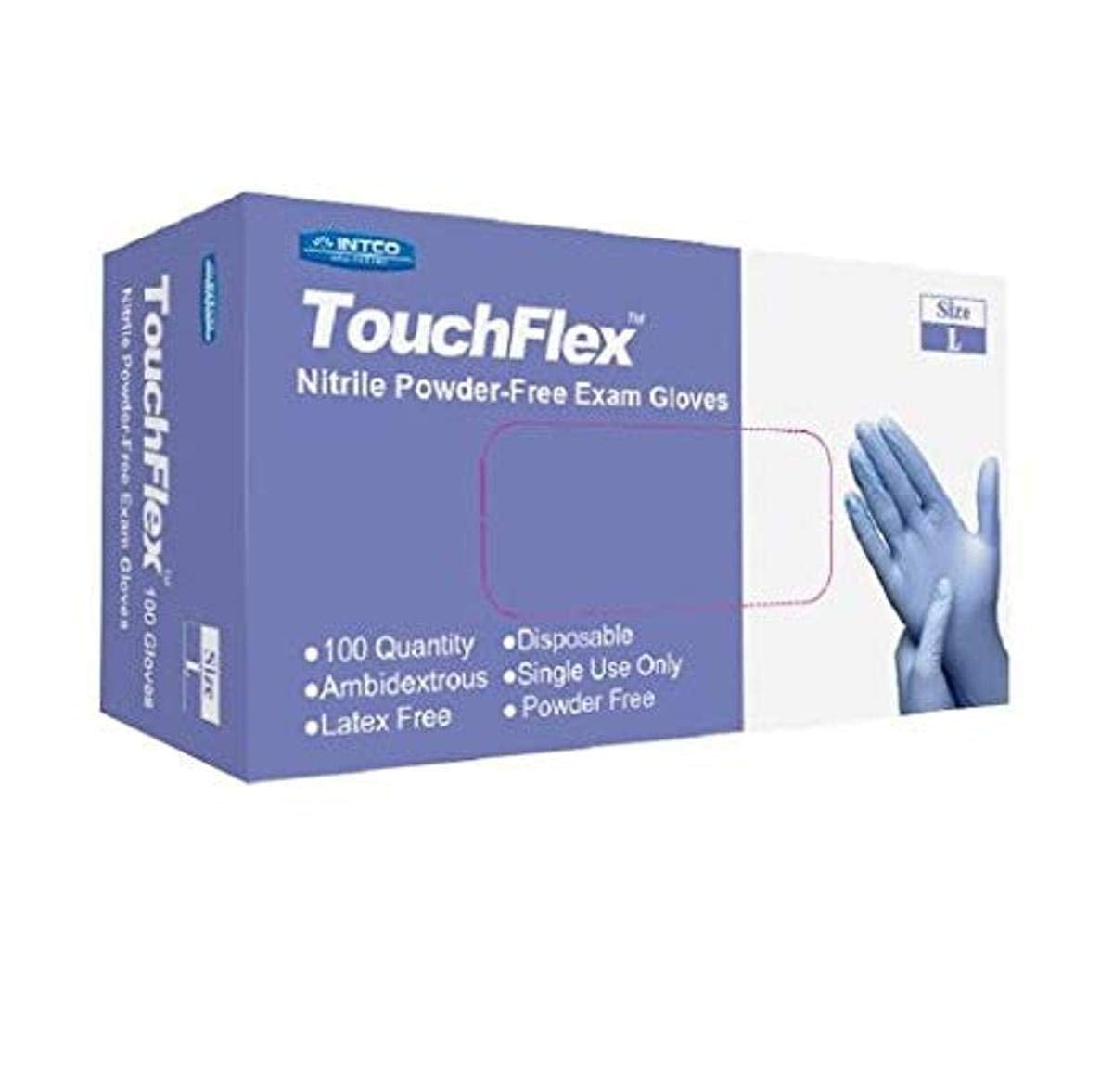 TouchFlex Nitrile Exam Gloves, Chemo-Rated, 4.5 Mil, Maroc