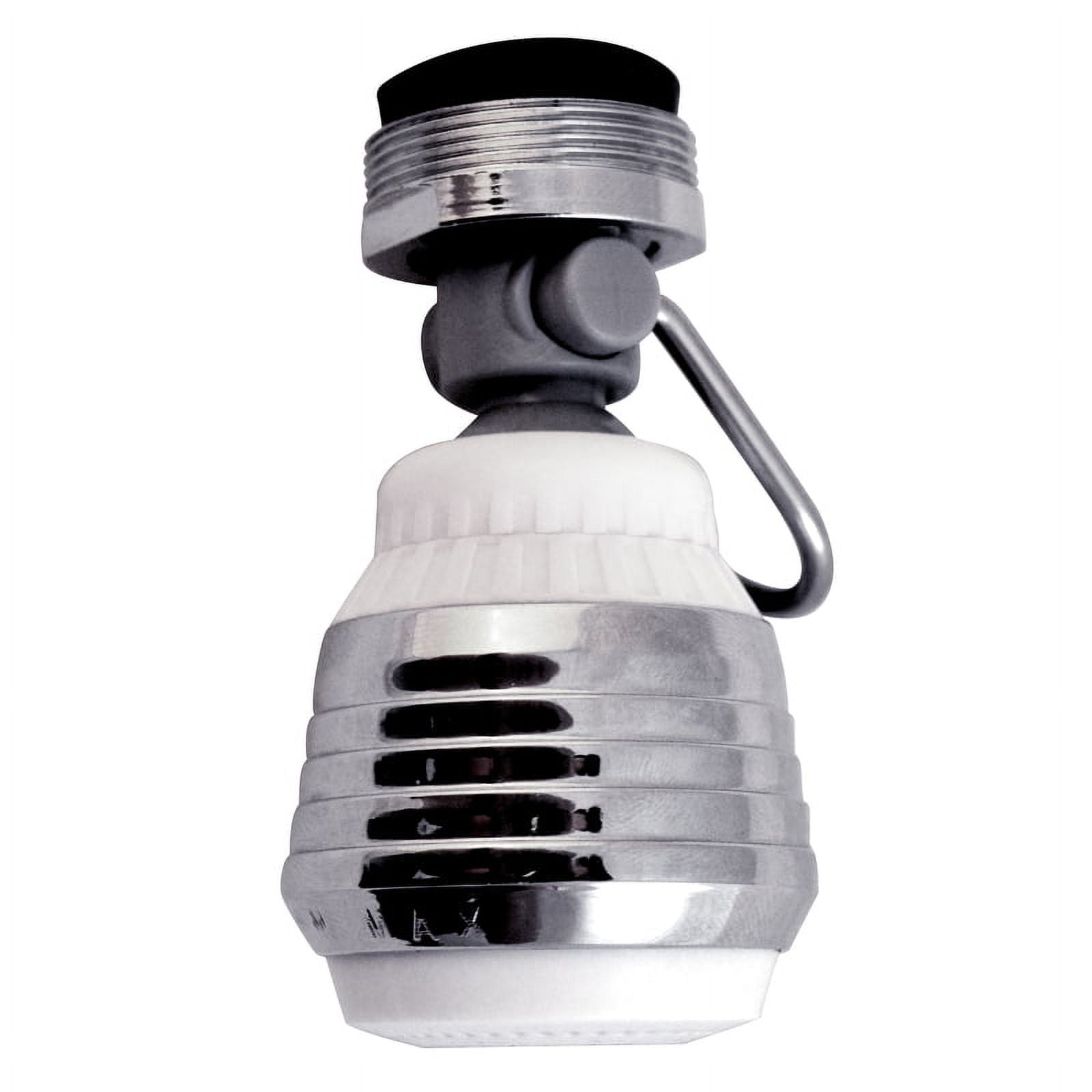 TouchFlow Dual Thread Chrome Swivel Spray Kitchen Aerator