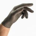 thumbnail image 1 of TouchNTuff 93-250 Nitrile Gloves - Disposable, Non-Latex, Grip, Gray, Size Large (pack of 100), 1 of 3