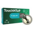 thumbnail image 1 of TouchNTuff 93-250 Nitrile Gloves - Disposable, Non-Latex, Grip, Gray, Size X Small (pack of 100), 1 of 3