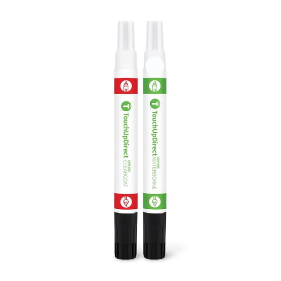 TouchUpDirect 1D/UD Clear White Compatible With Kia Exact Match Touch Up Paint Combo - Essential Kit