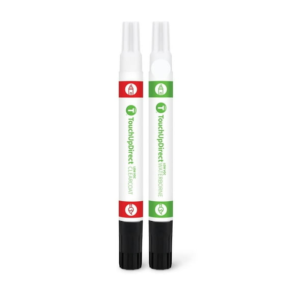 TouchUpDirect 1D/UD Clear White Compatible With Kia Exact Match Touch Up Paint Combo - Essential Kit