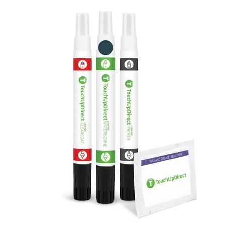 TouchUpDirect 221 Galactic Aqua Metallic for Toyota Exact Match Touch Up Paint Combo - Preferred Kit