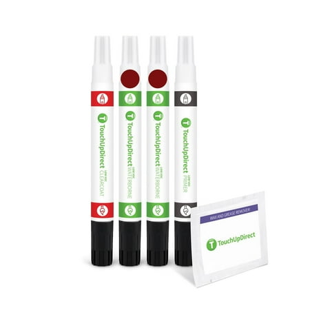 TouchUpDirect 3R1 Matador Red Mica Tricoat for Lexus Exact Match Touch Up Paint Combo - Preferred Kit
