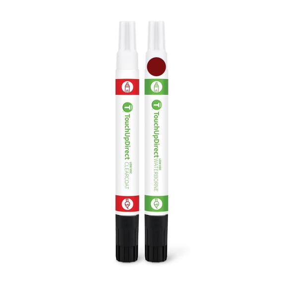 TouchUpDirect 3R3 Barcelona Red Pearl for Toyota Exact Match Touch Up Paint Combo - Essential Kit