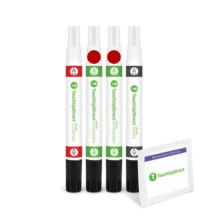 TouchUpDirect 3U5 Supersonic Red Tricoat for Toyota Exact Match Touch Up Paint Combo - Preferred Kit