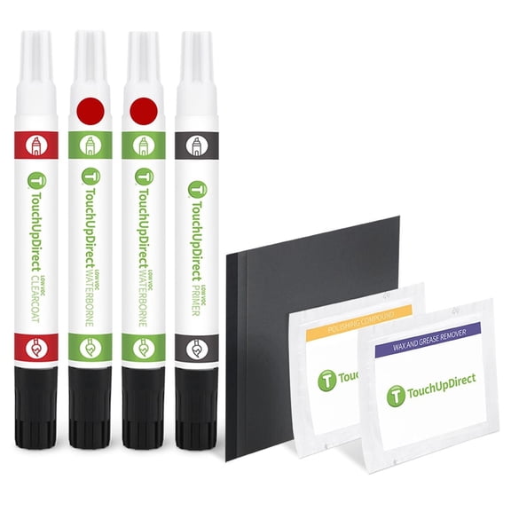 TouchUpDirect 3U5 Supersonic Red Tricoat for Toyota Exact Match Touch Up Paint Combo - Platinum Kit
