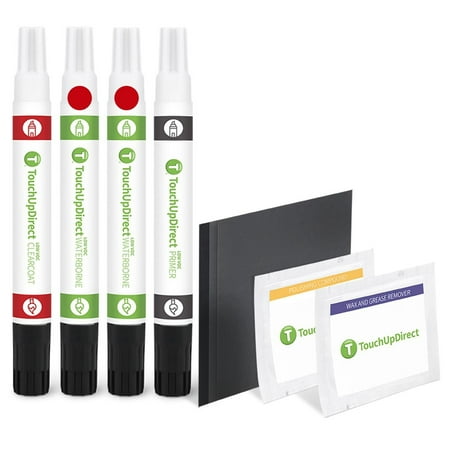 TouchUpDirect 41V Soul Red Metallic for Mazda Exact Match Touch Up Paint Combo - Platinum Kit