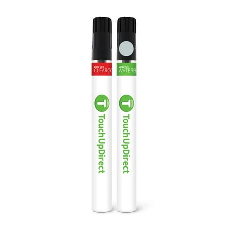 TouchUpDirect 6X3 Lunar Rock Compatible with Toyota Exact Match Touch Up Paint Brush - Essential Kit
