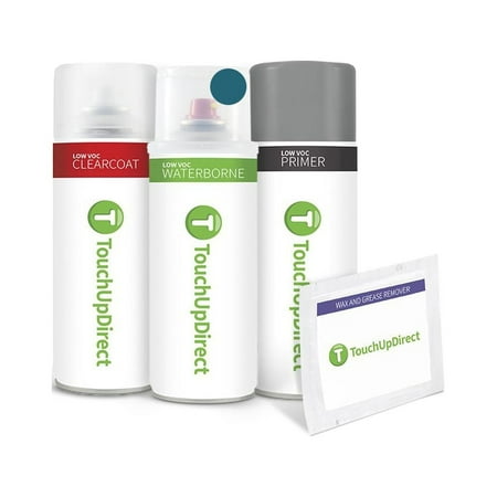 TouchUpDirect 8T7 Blue Streak Metallic Compatible With Toyota Exact Match Touch Up Paint Aerosol - Preferred Kit