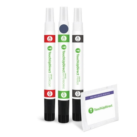TouchUpDirect 8V5 Shoreline Blue Pearl for Toyota Exact Match Touch Up Paint Combo - Preferred Kit