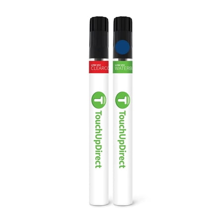 TouchUpDirect 8W6 Parisian Night Pearl Compatible with Toyota Exact Match Touch Up Paint Brush - Essential Kit