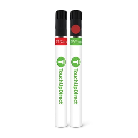TouchUpDirect A75 Melbourne Red Metallic Compatible with BMW Exact Match Touch Up Paint Brush - Essential Kit