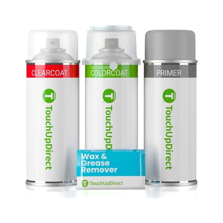TouchUpDirect B-538M Glacier Blue Metallic for Honda Exact Match Touch Up Paint Aerosol - Preferred Kit