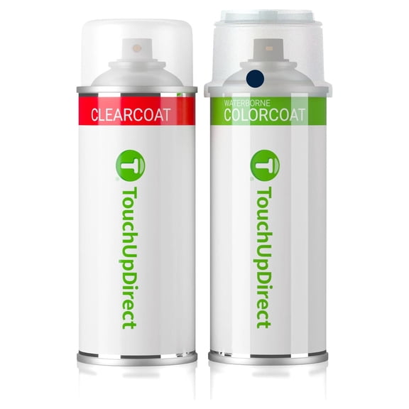TouchUpDirect B-593M Aegean Blue Metallic for Honda Exact Match Touch Up Paint Aerosol - Essential Kit