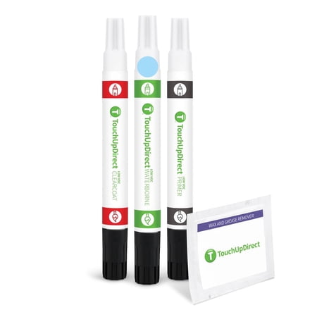 TouchUpDirect BG-62M Mountain Air Metallic Compatible With Honda Exact Match Touch Up Paint Combo - Preferred Kit