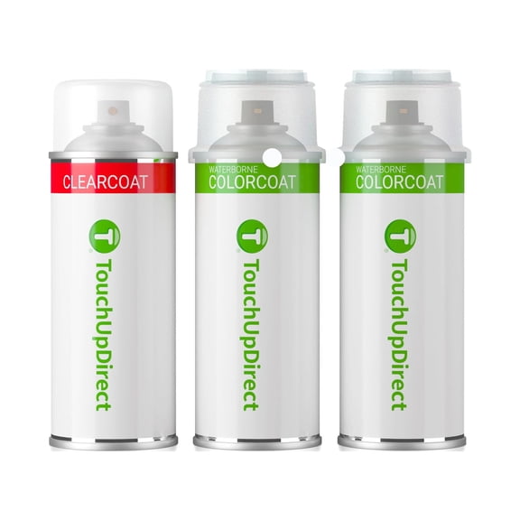 TouchUpDirect G1W/WA140X White Frost Tricoat for Buick Exact Match Touch Up Paint Aerosol - Essential Package Fits select: 2017-2021 BUICK ENCORE, 2016-2021 BUICK ENCLAVE