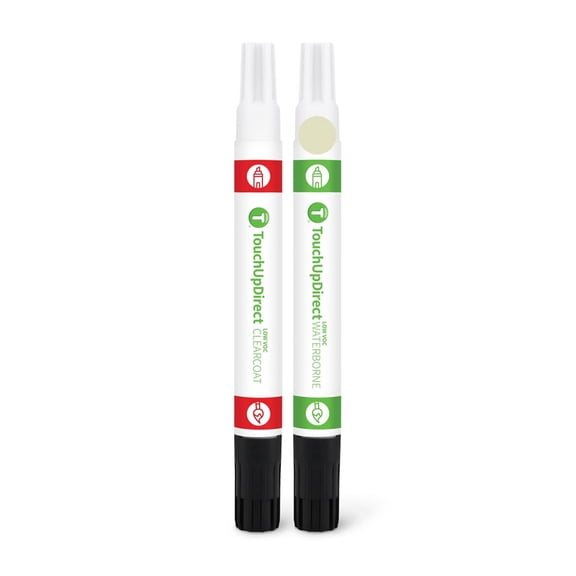 TouchUpDirect GWT/WA102V Silver Coast Metallic Compatible With Cadillac Exact Match Touch Up Paint Combo - Essential Kit