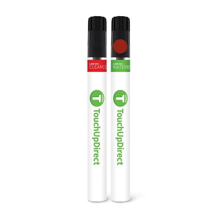 TouchUpDirect JV Sangria Red Pearl Compatible with Ford Exact Match Touch Up Paint Brush - Essential Kit