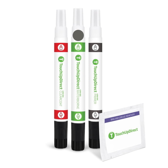 TouchUpDirect K36 Ash Metallic Compatible With Nissan Exact Match Touch Up Paint Combo - Preferred Package