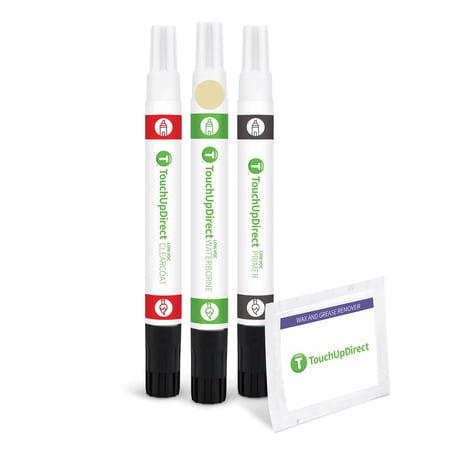TouchUpDirect LQ Pale Adobe Metallic Compatible With Ford Exact Match Touch Up Paint Combo - Preferred Kit