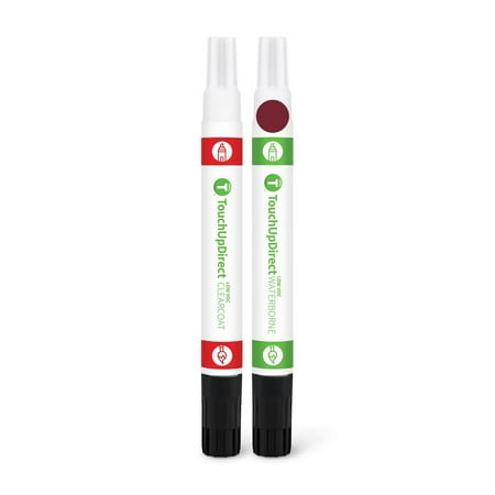 TouchUpDirect M1Y Crimson Red Pearl for Subaru Exact Match Touch Up Paint Combo - Essential Kit