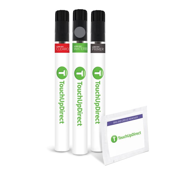 TouchUpDirect NH-830M Lunar Silver Metallic Compatible with Honda Exact Match Touch Up Paint Brush - Preferred Kit