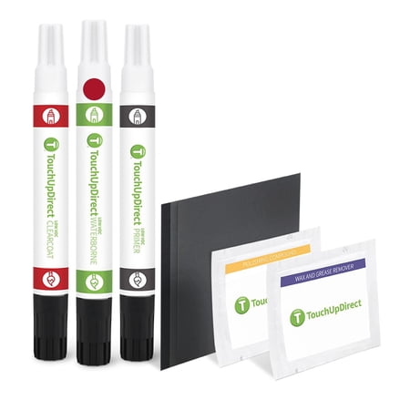 TouchUpDirect P9R Boston Red Pearl Compatible With Hyundai Exact Match Touch Up Paint Combo - Platinum Kit