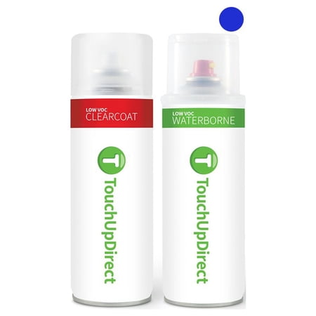 TouchUpDirect PBM/SBM Ocean Blue Metallic Compatible With Jeep Exact Match Touch Up Paint Aerosol - Essential Package