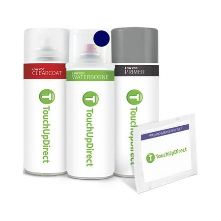 TouchUpDirect PBX/KBX Jazz Blue Metallic Compatible With Dodge Exact Match Touch Up Paint Aerosol - Preferred Package