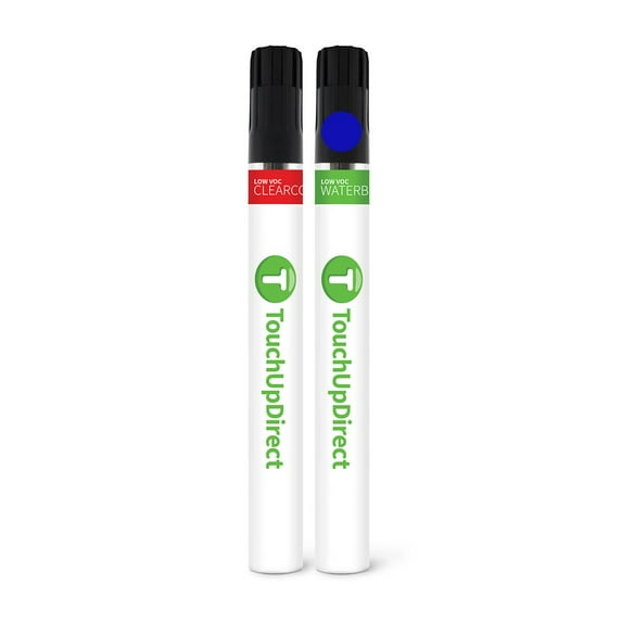 TouchUpDirect PCL Blue Streak Pearl for Dodge Exact Match Touch Up Paint Brush - Essential Package Fits select: 2012-2013 DODGE GRAND CARAVAN, 2017 DODGE JOURNEY