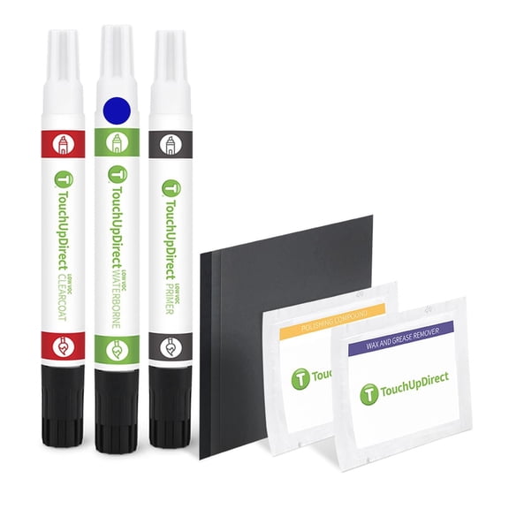 TouchUpDirect PCL Blue Streak Pearl Compatible With Dodge Exact Match Touch Up Paint Combo - Platinum Kit