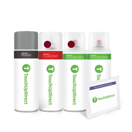 TouchUpDirect PRV/NRV Velvet Red Pearl Tricoat Compatible With Chrysler Exact Match Touch Up Paint Aerosol - Preferred Package