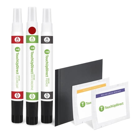 TouchUpDirect R-513 Rallye Red for Honda Exact Match Touch Up Paint Combo - Platinum Kit