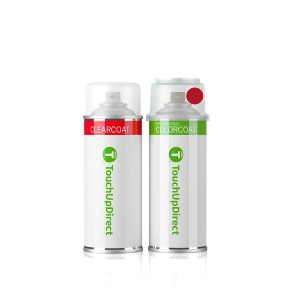 TouchUpDirect R-580M Radiant Red Metallic II Compatible with Honda Exact Match Touch Up Paint Aerosol - Essential Kit