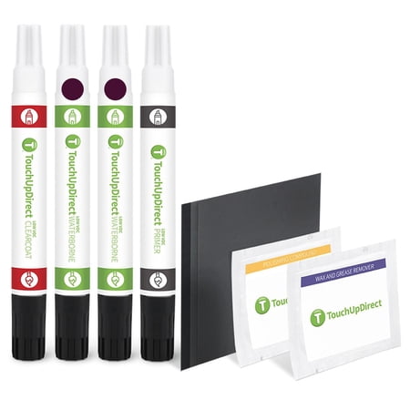 TouchUpDirect R3 Burgundy Velvet Metallic Tricoat Compatible With Ford Exact Match Touch Up Paint Combo - Platinum Kit