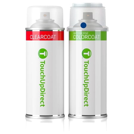 TouchUpDirect RAY Deep Blue Pearl Compatible With Nissan Exact Match Touch Up Paint Aerosol - Essential Kit