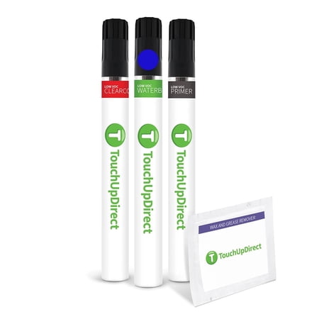 TouchUpDirect RBY Caspian Blue Compatible with Nissan Exact Match Touch Up Paint Brush - Preferred Kit