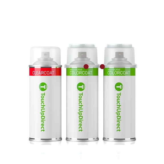 TouchUpDirect WA505Q/89/GBE Crystal Claret Tricoat for Chevrolet Exact Match Touch Up Paint Aerosol - Essential Package