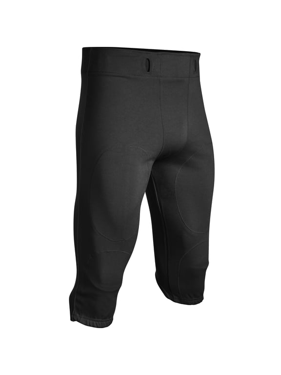 Touchback Football Practice Pants, Adult Small, Black