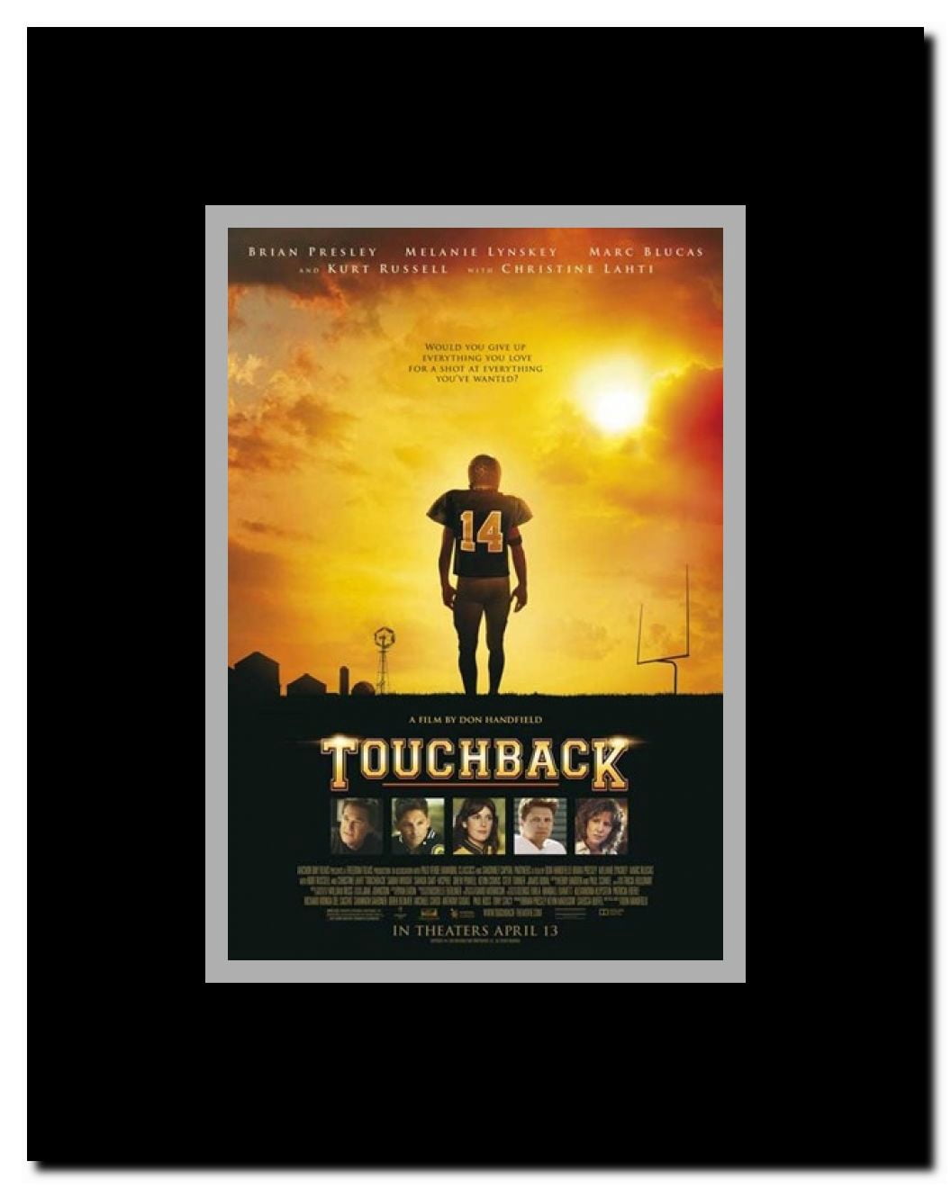 Touchback Framed Movie Poster