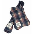 thumbnail image 1 of Touchdog  2-In-1 Tartan Plaided Dog Jacket With Matching Reversible Dog Mat, 1 of 7