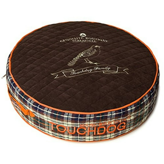 Touchdog ® 'Bark-Royale' Quilted and Raised Premium Rounded Designer Dog Bed